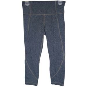 Athleta gray cropped workout exercise leggings size small